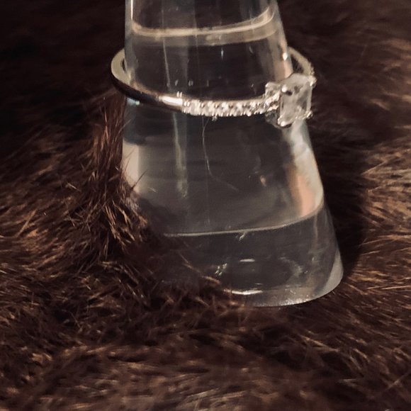 Twp Clear Gemstone Rings - Picture 9 of 14